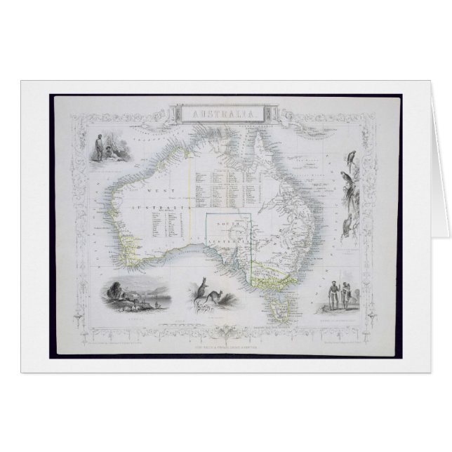 L'Australie, d'une série de cartes du monde a (Devant horizontal)