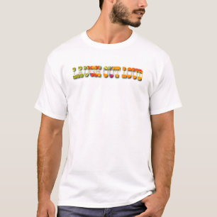 Laut Lachend Männer Weiß T-Shirt