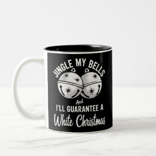 Läute meine Glocken und ich garantiere ein weißes  Zweifarbige Tasse