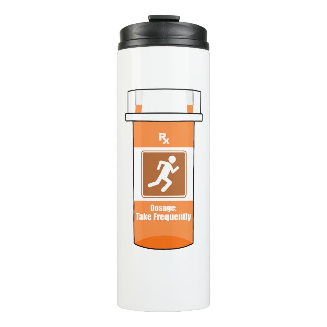 Läuten ist mein Medikament Thermosbecher (Vorderseite)