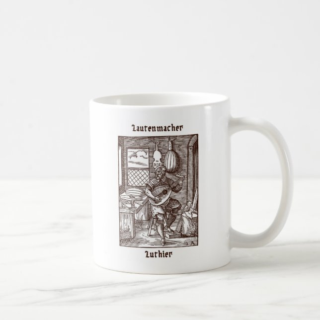 Lautenmacher - Luthier Kaffeetasse (Rechts)