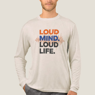 lauter Kopf lautes Leben T-Shirt Tri-Blend Shirt