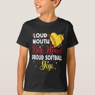 Lauter Mund Großes Herz Stolz Softll Gigi Mutterta T-Shirt