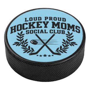 Lauter stolzer Hockey-Mütter Sozialclub Eishockey Puck