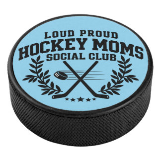 Lauter stolzer Hockey-Mütter Sozialclub Eishockey Puck