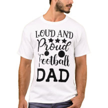 Lauter und stolzer Football-Vater American Footbal