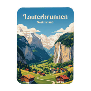 Lauterbrunnen Schweiz Magnet