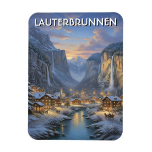 Lauterbrunnen Schweiz Reise Magnet