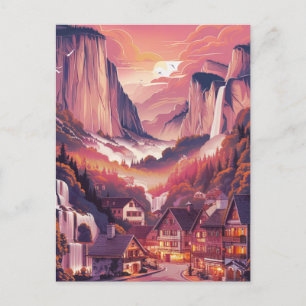 Lauterbrunnen Schweiz Rot Postkarte