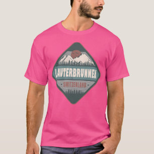 Lauterbrunnen Schweiz Vintages Wandern T-Shirt