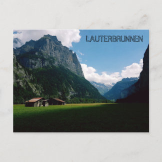 Lauterbrunnen Schweizer Bergwelt Postkarte