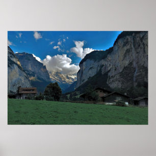 Lauterbrunnen Valley Floor Poster
