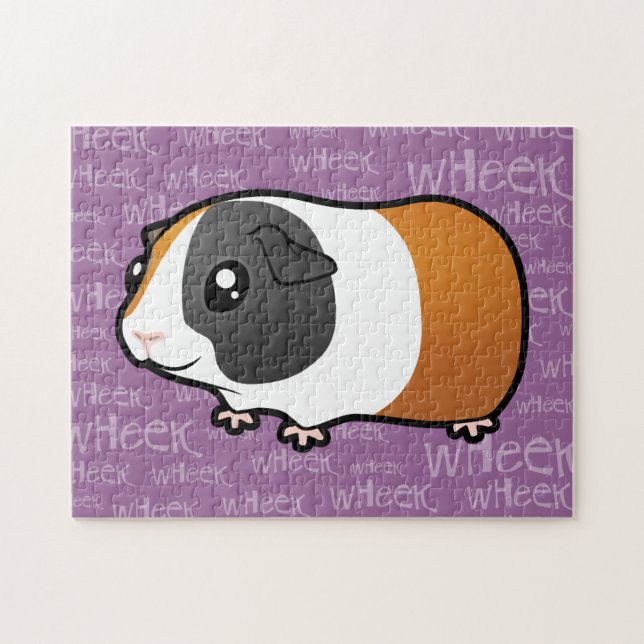 Lautes Meerschweinchen (glattes Haar) (Horizontal)
