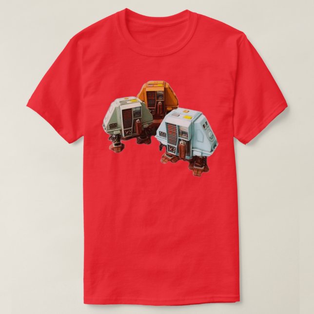Lautlose Roboter  T-Shirt (Design vorne)