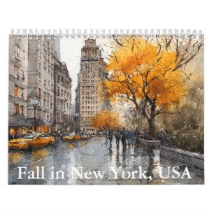 L'automne à New York-USA Calendrier