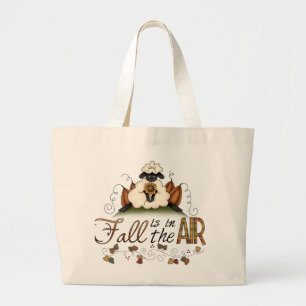 "L'automne est en l'air" Sac fourre-tout mouton d'
