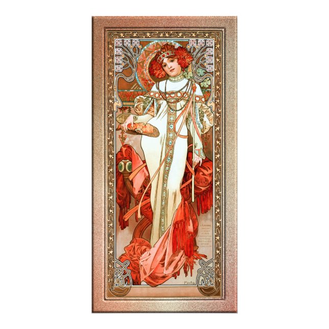 L'Automne von Alphonse Mucha Fotodruck (Vorne)