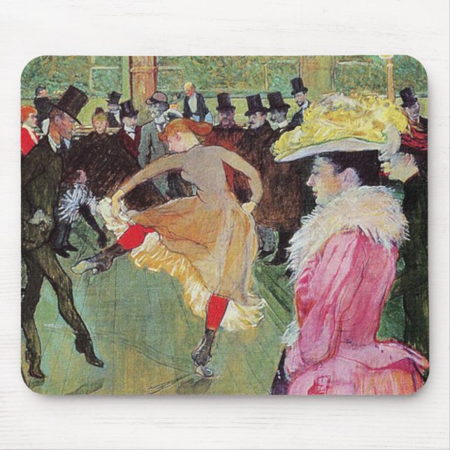 Lautrec - Tanz auf der Strecke Mousepad (Vorne)