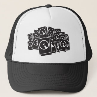 Lautsprecher - Disc-Jockey Musik DJ DJing Truckerkappe