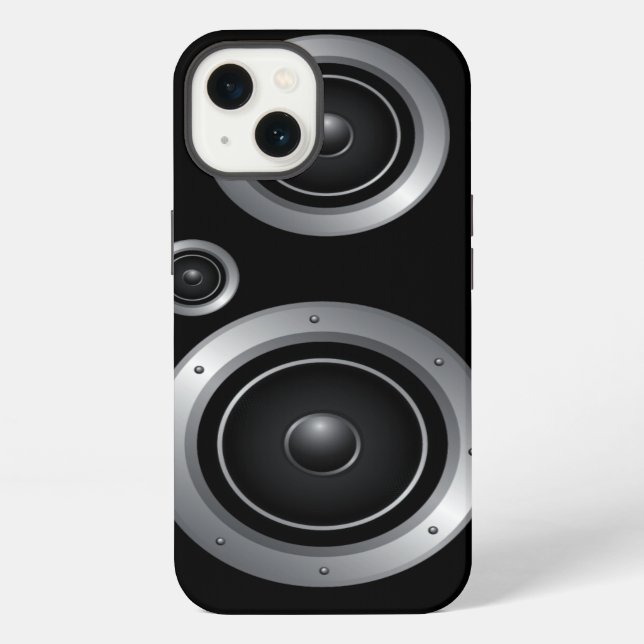 Lautsprecher iPhone Hülle (Rückseite)