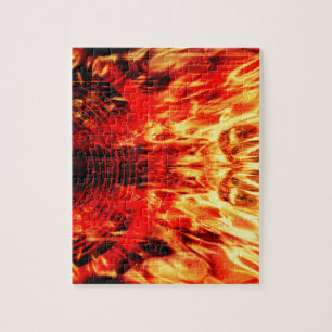 Lautsprecher mit Flammen