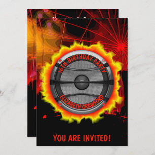 Lautsprecher zum Geburtstag oder irgendeine Party Einladung
