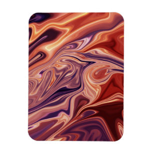 Lava abstrakt Art Magnet