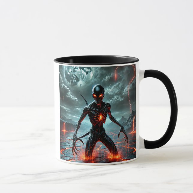 Lava aus einer anderen Welt. Tasse (Rechts)