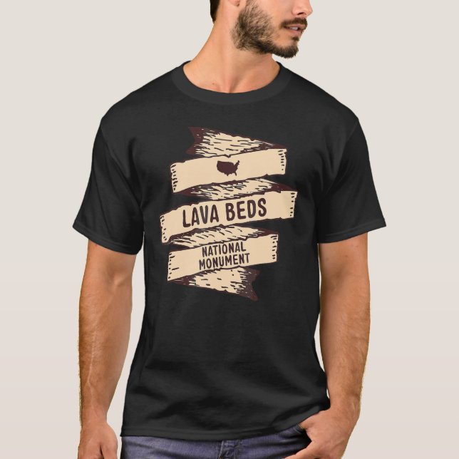 Lava Beds National Monument California Urlaub So T-Shirt (Vorderseite)