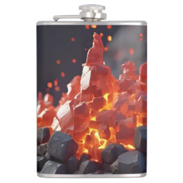 Lava-Blöcke Flachmann