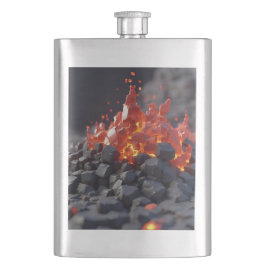 Lava-Blöcke Flachmann