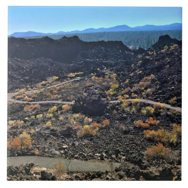 Lava Butte Trail, OR Fliese (Vorderseite)