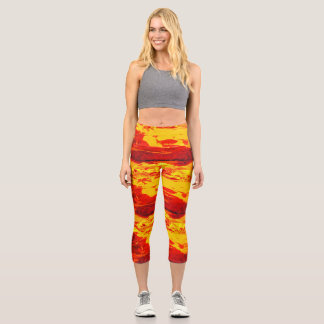 Lava Capri Leggings