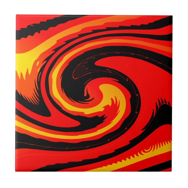 Lava Fliese (Vorderseite)