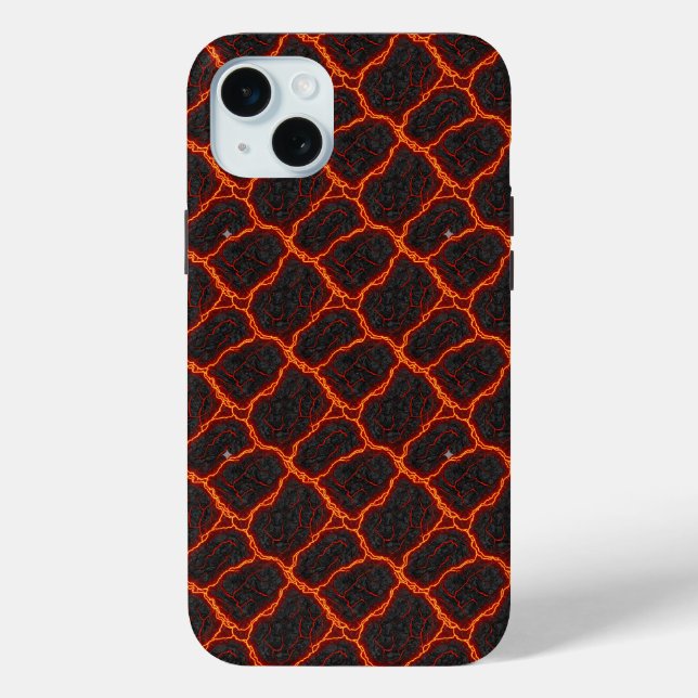 Lava Flow Seamless Pattern Case-Mate iPhone Hülle (Rückseite)