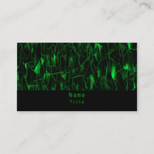 Lava Fraktal Business Card, grün Visitenkarte