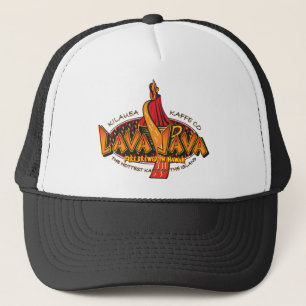 LAVA-JAVA-Coffee-Kreis-Design Truckerkappe