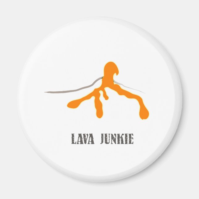 Lava Junkie (General) Magnet (Vorne)