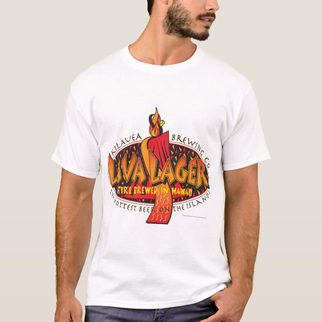 Lava Lager Hawaiian Ber T-Shirt (Vorderseite)