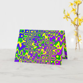 [Lava Lamp] Op-Art Wirbel & Dots Jeden Anlaß Karte