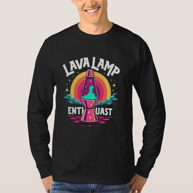 Lava Lamp Retro Aesthetic Psychedelic Groovy Vibes T-Shirt (Vorderseite)