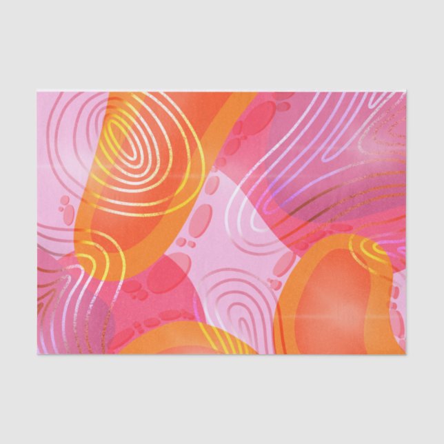 Lava Lamp Tissue Paper Seidenpapier (Vorderseite)