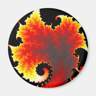 Lava-Meer - Fraktal-Magnet Magnet