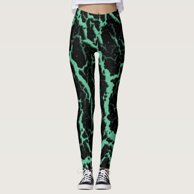 Lava - Minze Leggings (Vorderseite)
