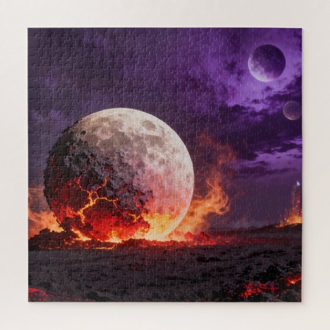 Lava-Mond-Fantasy-Puzzle (Vertikal)