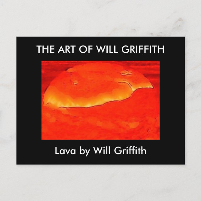 LAVA PAINING POSTCARD POSTKARTE (Vorderseite)