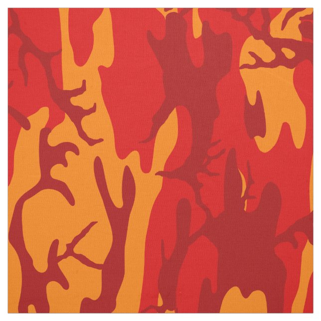 Lava-Rot-Camouflage Stoff (Muster)