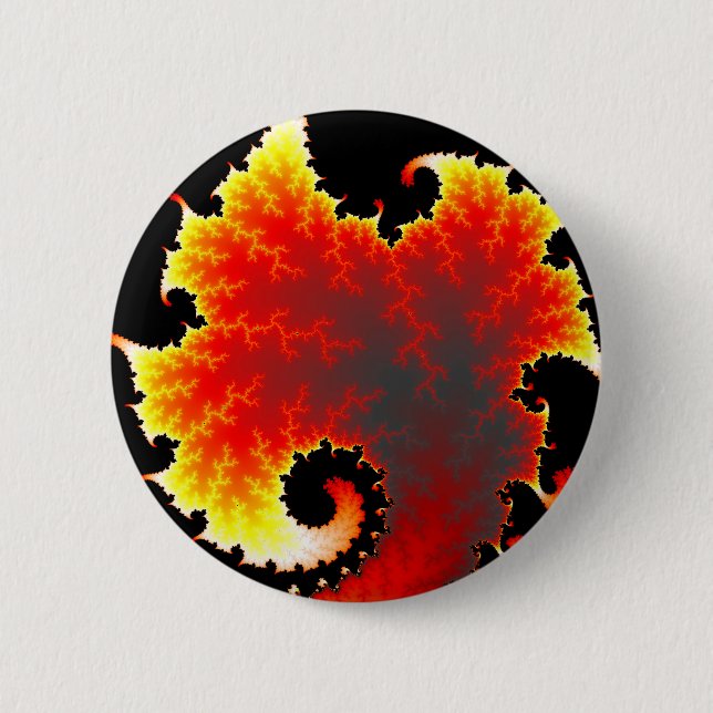 Lava Sea - Fraktal Button (Vorderseite)