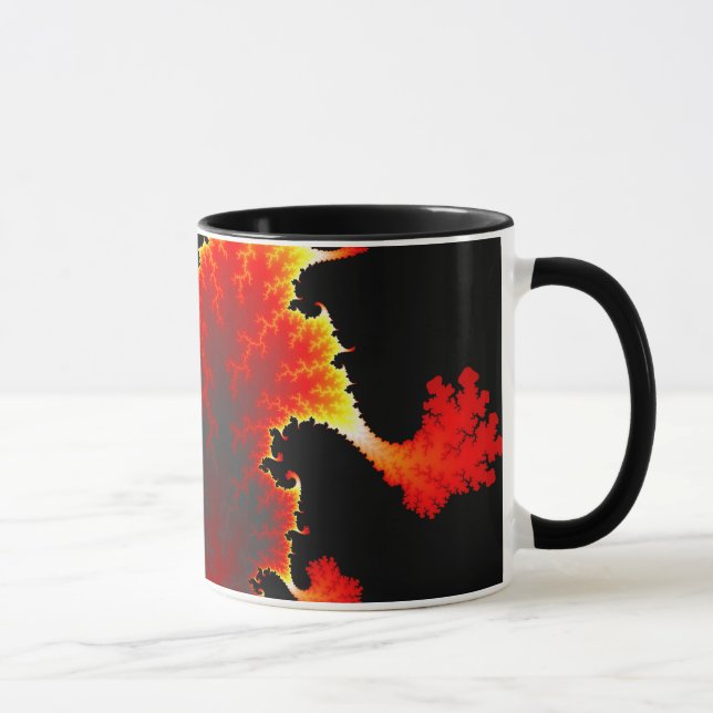 Lava Sea - Fraktal Tasse (Rechts)