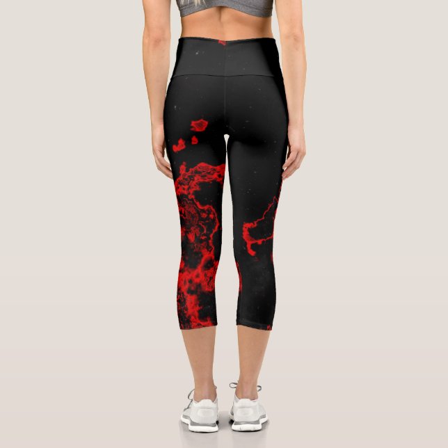 Lava Space High Waisted Capris (Rückseite)